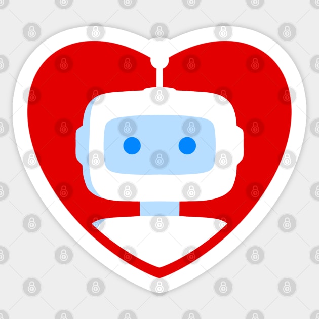 Modbot love Sticker by Ivetastic